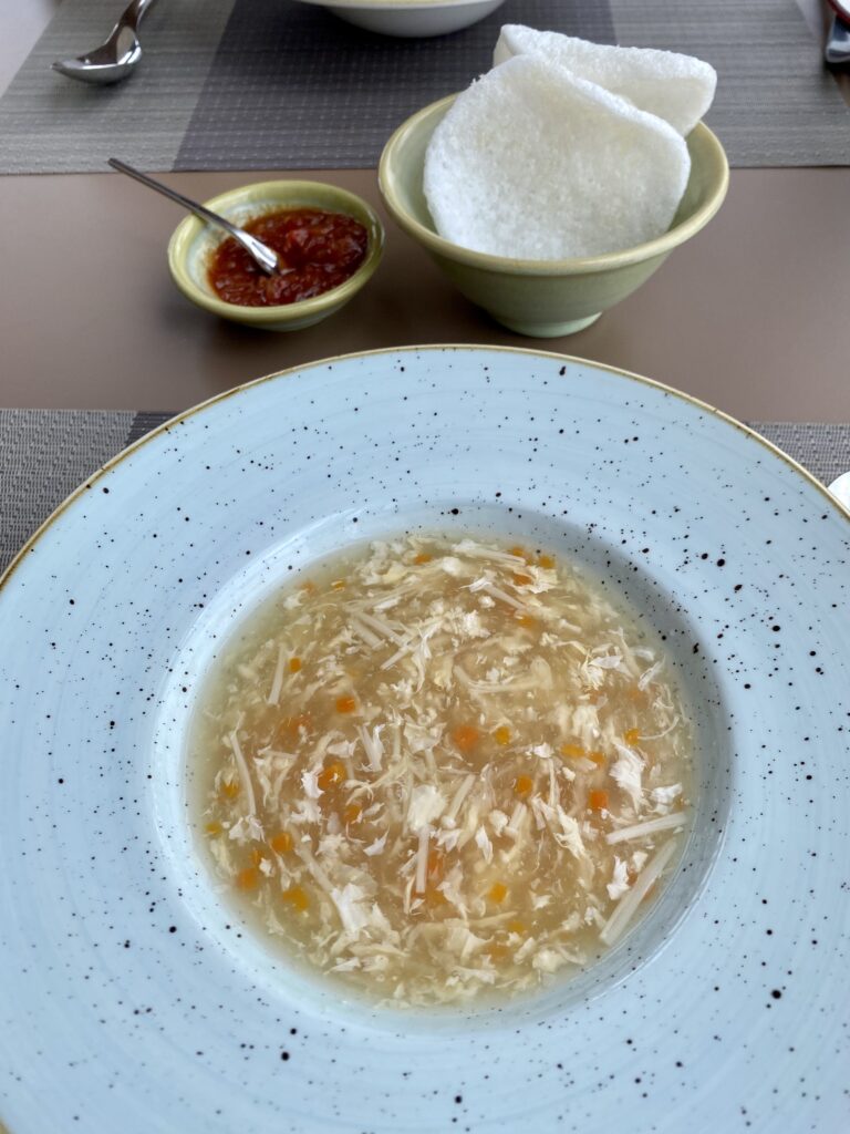 お通しとスープ