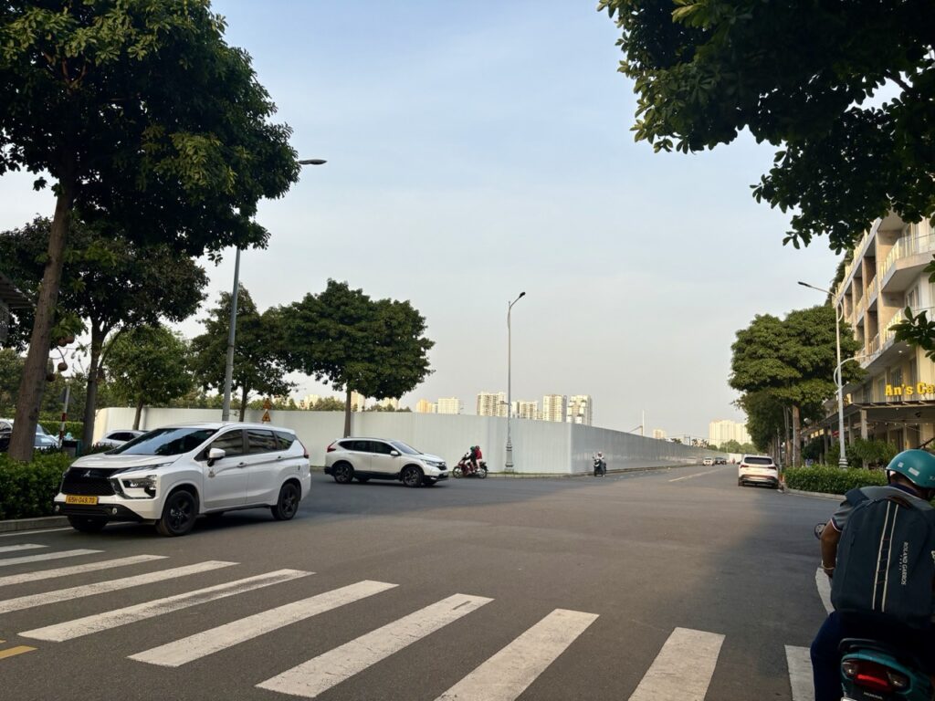 サラ公園の開発が進む地域。