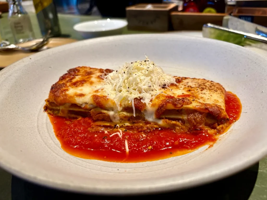 Pizza 4P's - Thiso Mallのラザニア