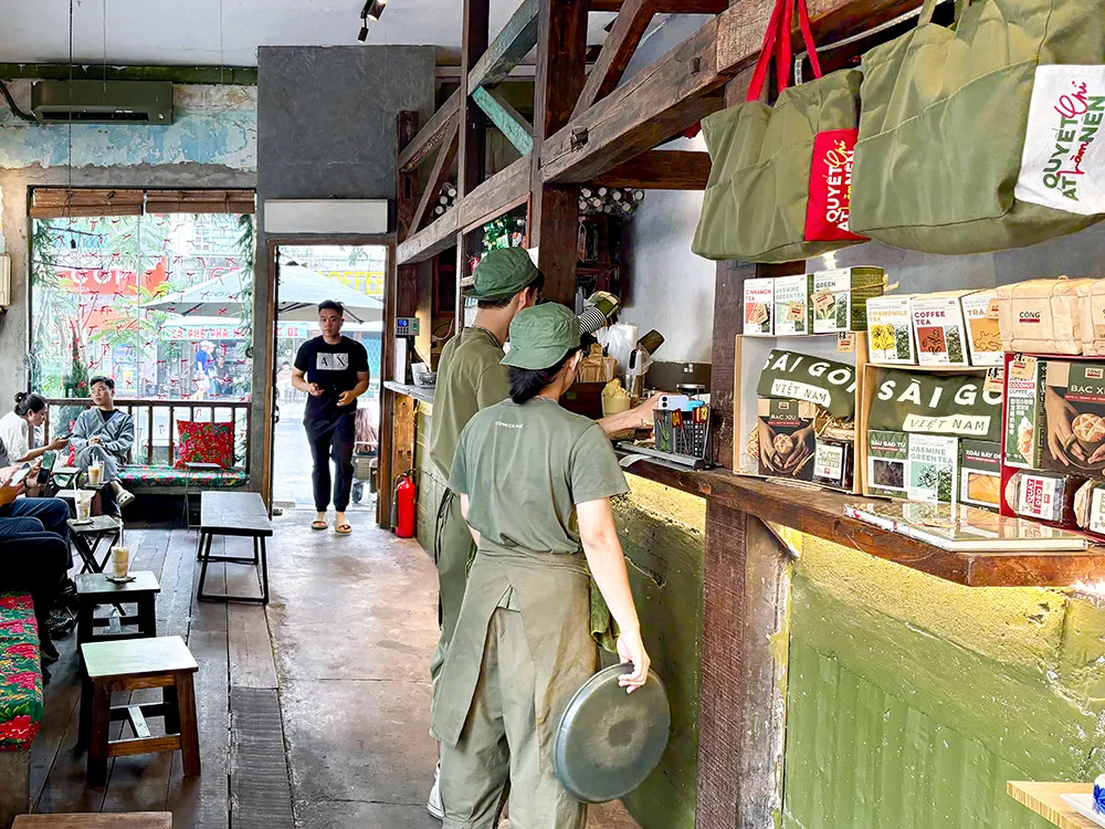 Cong Caphe ホーチミン1区　コンカフェ