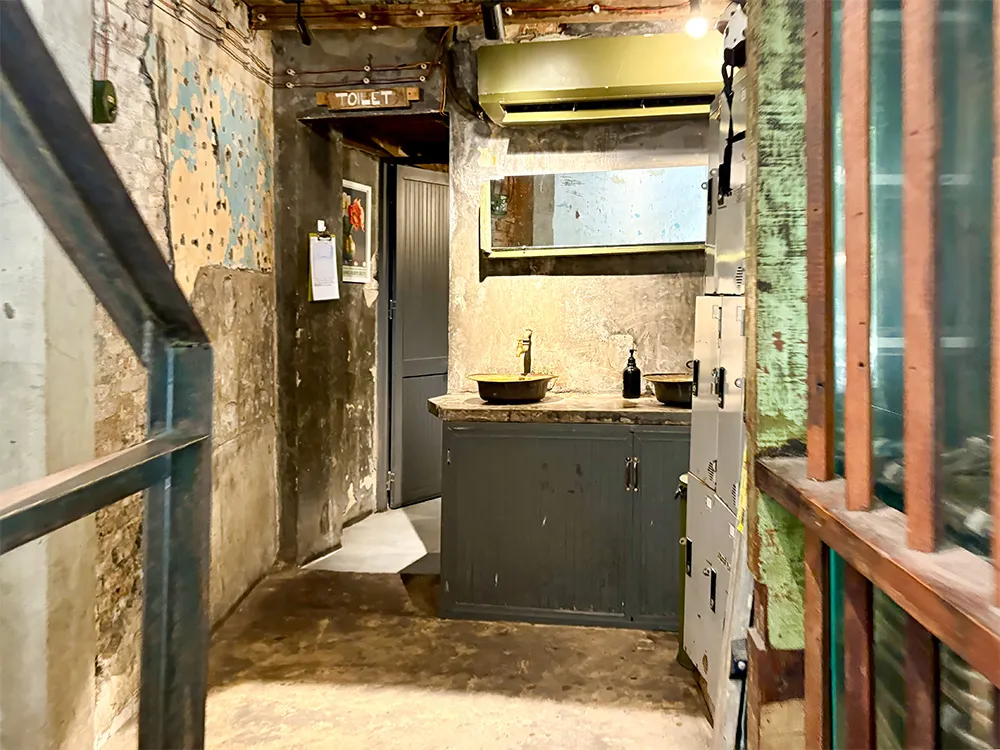 Cong Caphe ホーチミン1区　コンカフェのトイレ