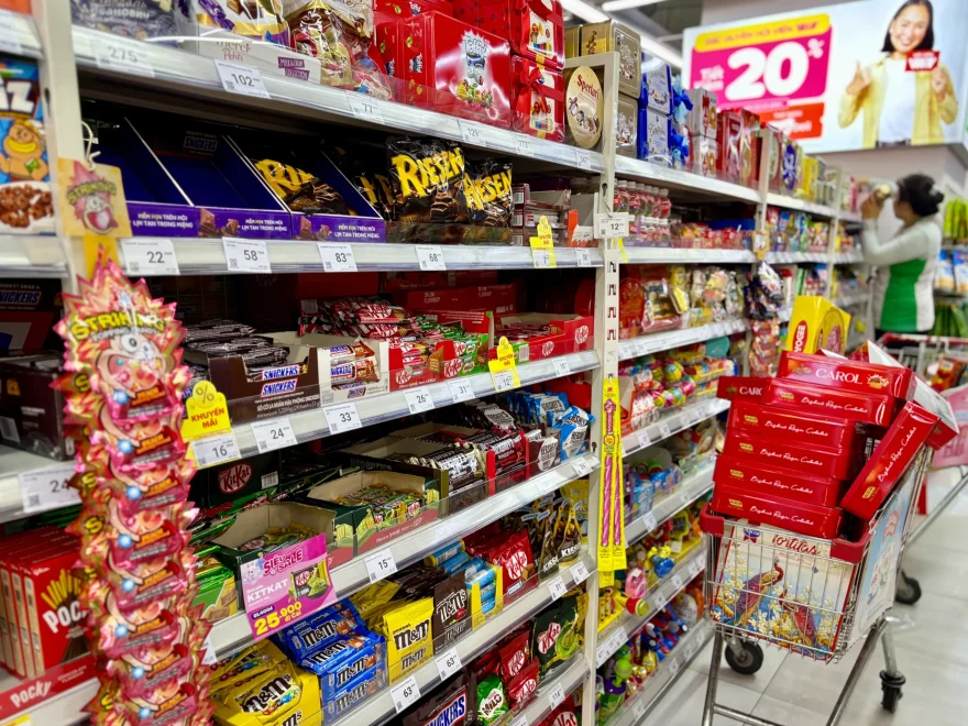 winmart 2026年3月撮影　ビンコムセンターのスーパー