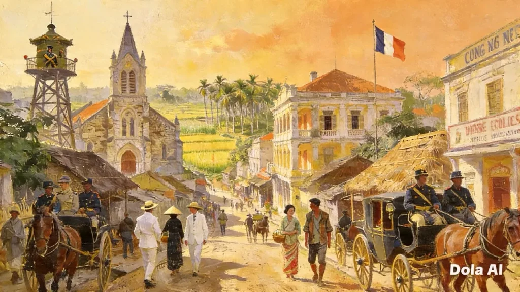 フランス統治時代の風景